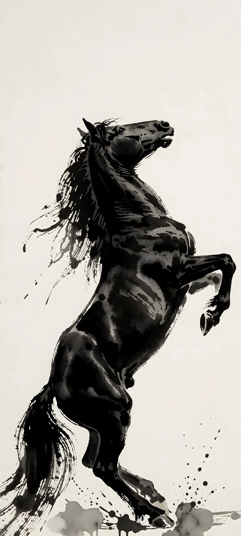 flowing mane