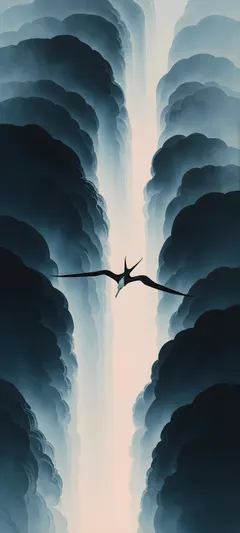 diving frigatebird