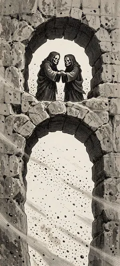skull-faced pilgrims