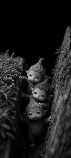 three forest spirits