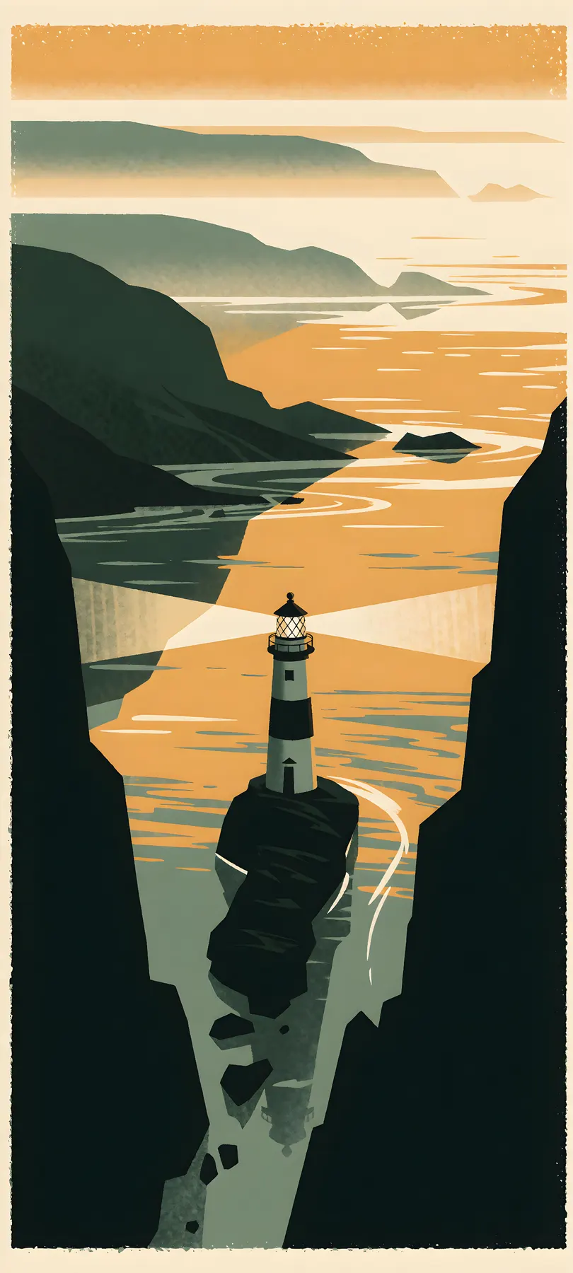 striped lighthouse