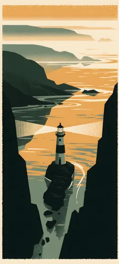 striped lighthouse