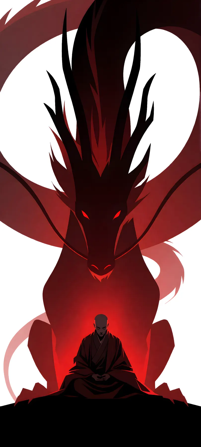 ascetic beneath dragon