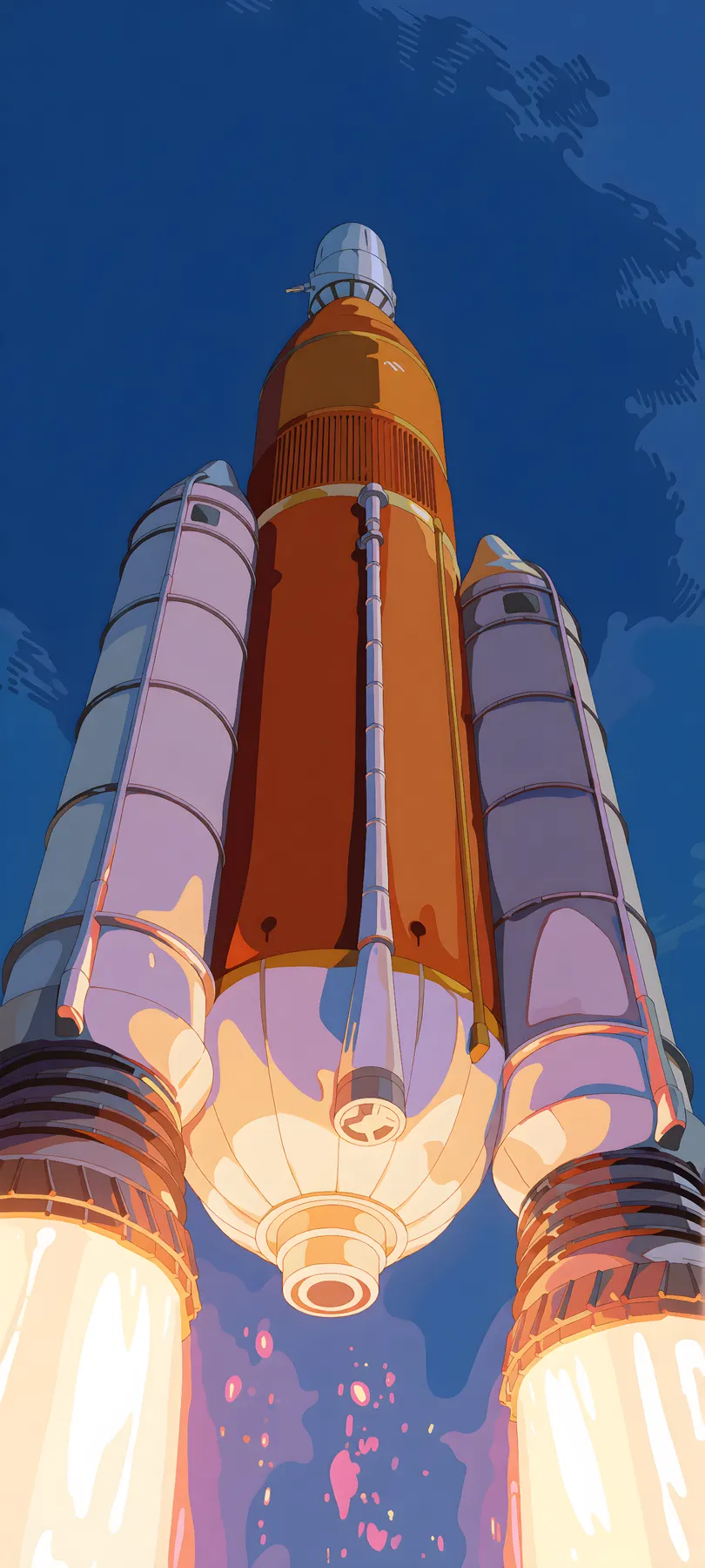 orange rocket