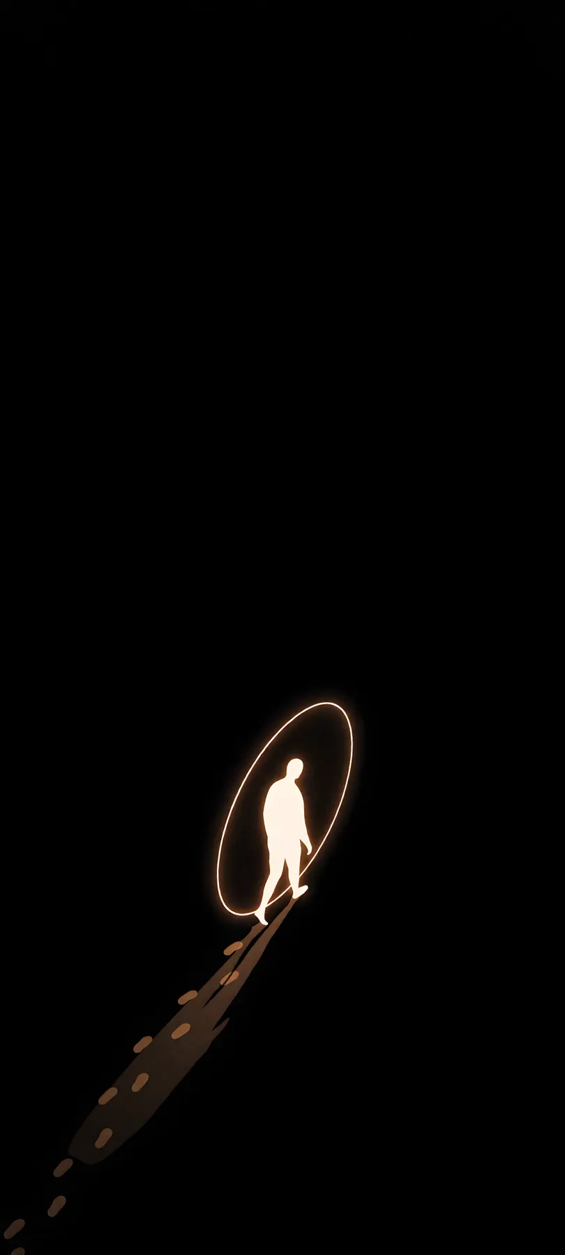 solitary figure