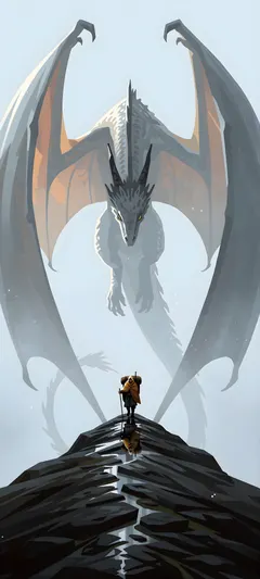 white winged dragon