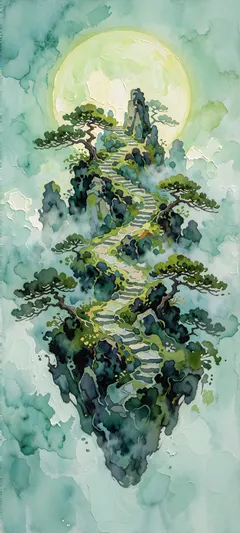 floating mountain sanctuary