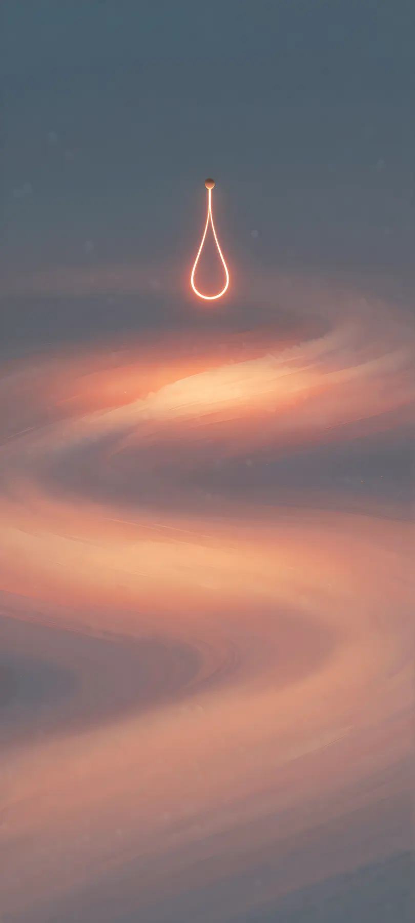 teardrop-shaped pendant