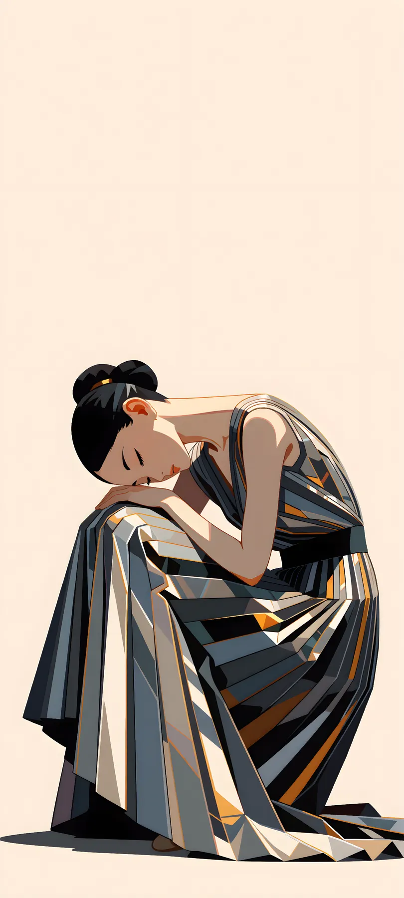 folded dancer