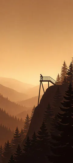 wilderness scout at lookout