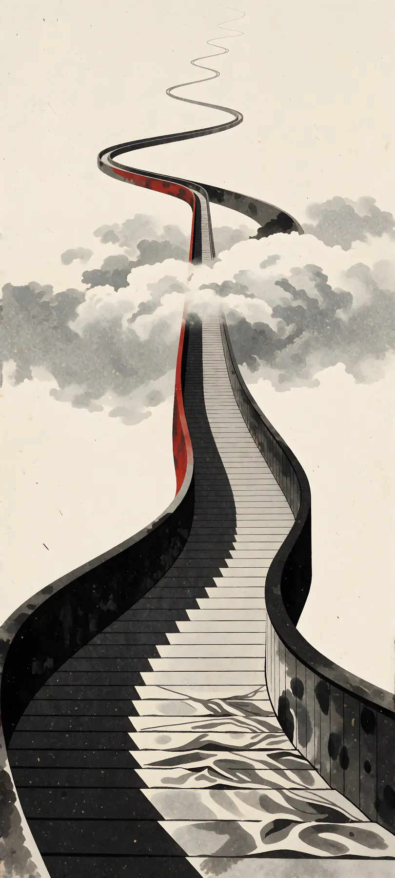 ribbon-like walkway