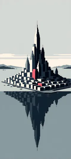 compact island city