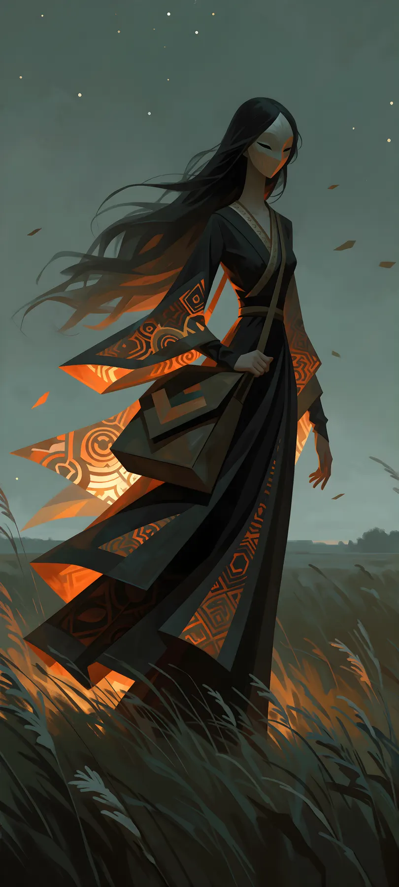 masked traveler