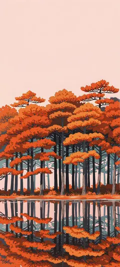 charcoal pines
