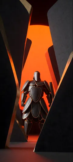 overlapping shields