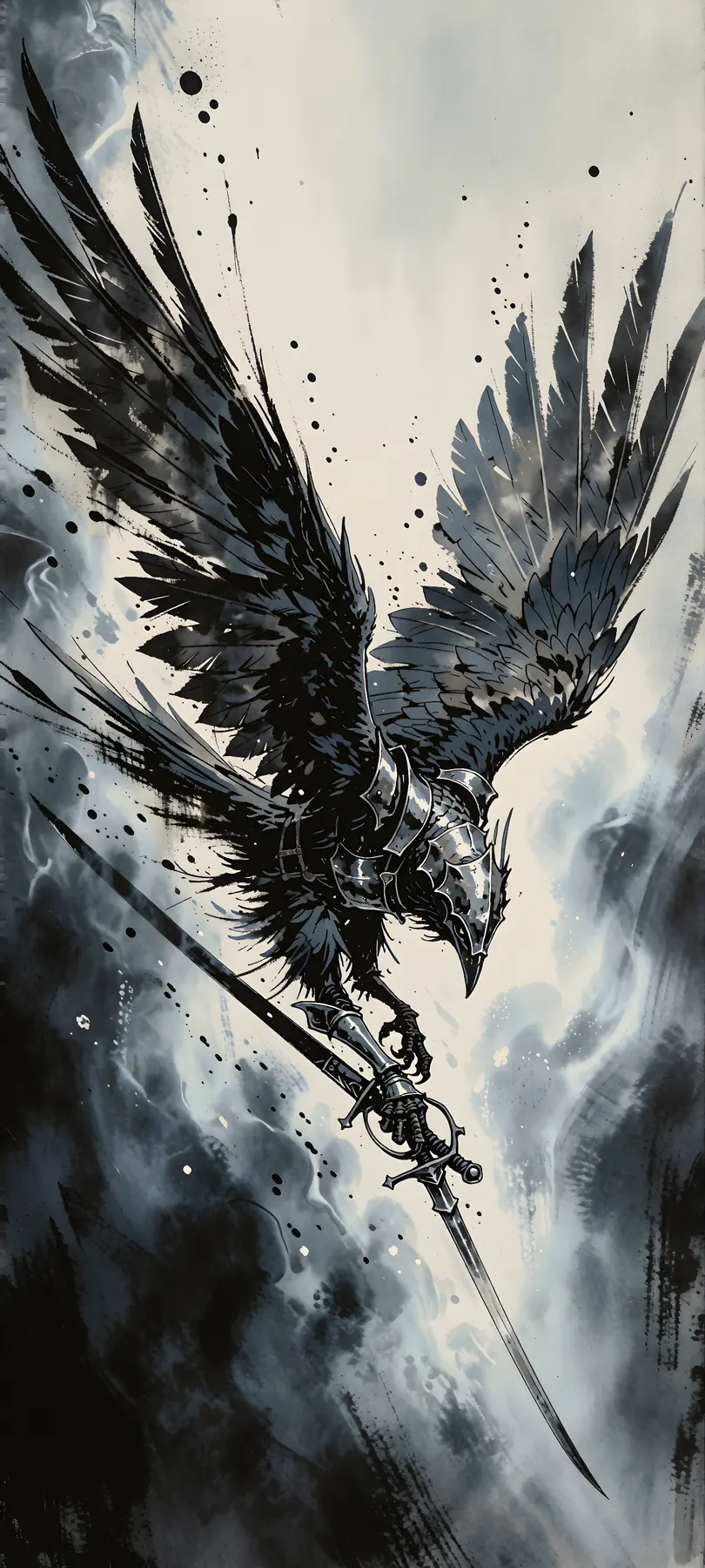 winged avian duelist