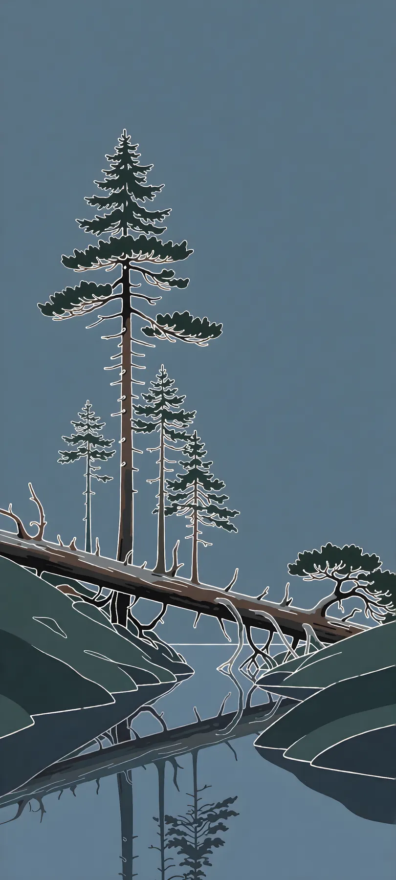 fallen pine