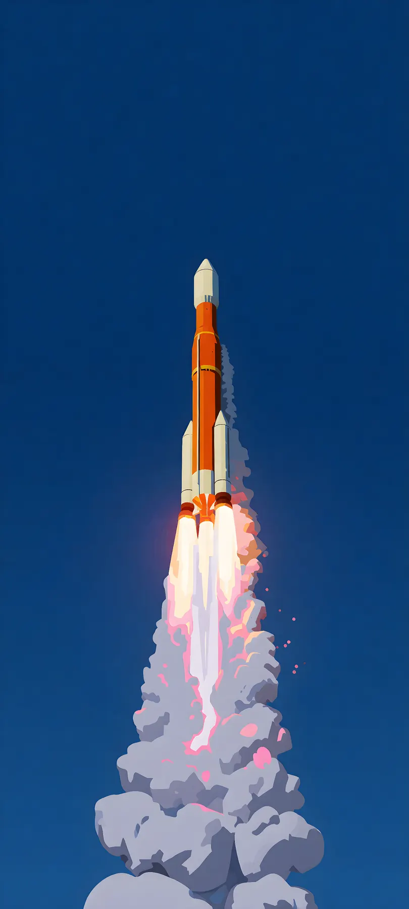 slender orbital rocket