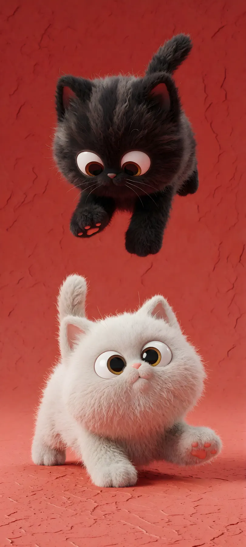 dueling kittens