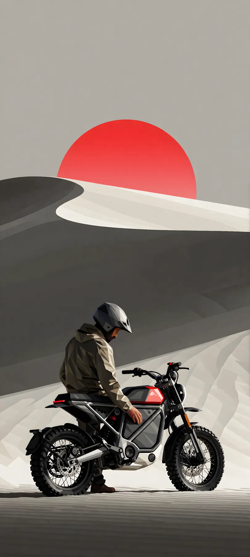 helmeted traveler