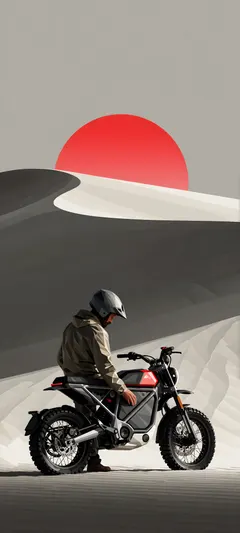 helmeted traveler