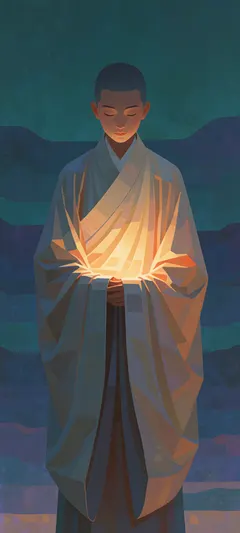 contemplative young ascetic