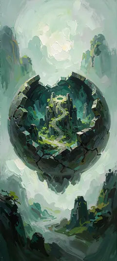 hollow stone sphere