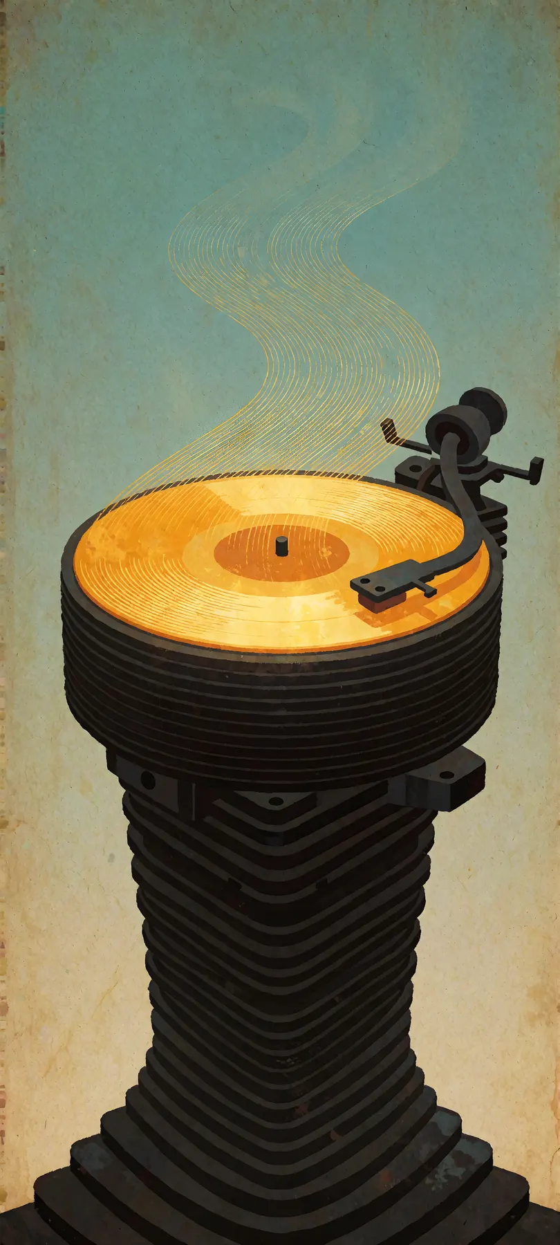concentric grooves