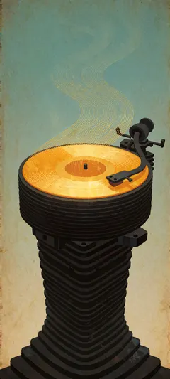 concentric grooves