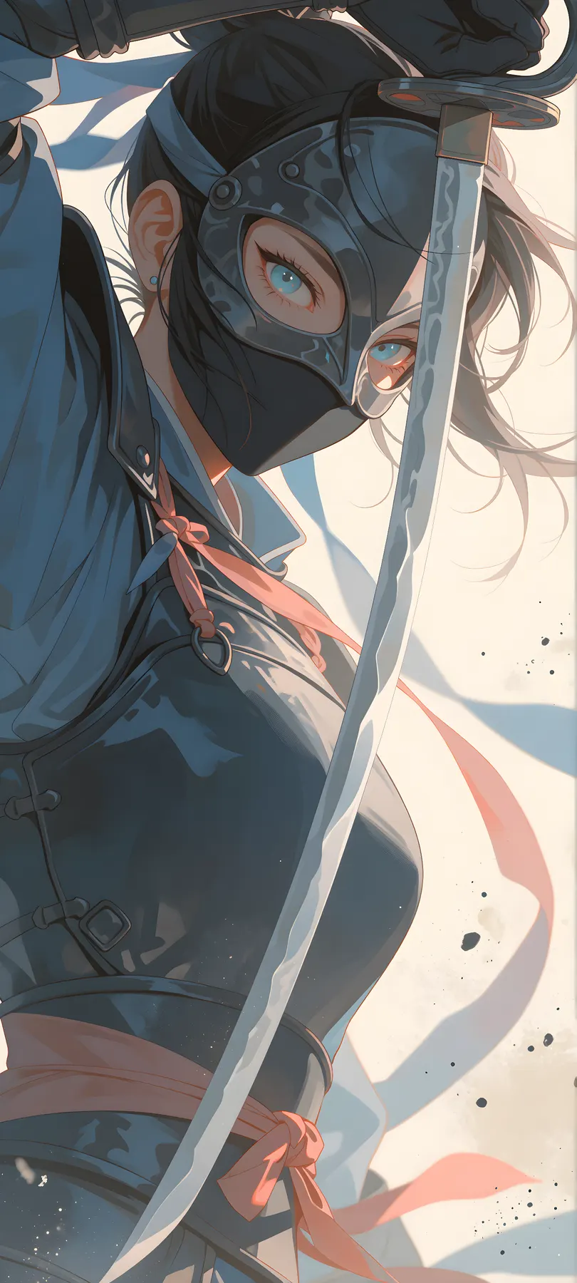 masked female duelist