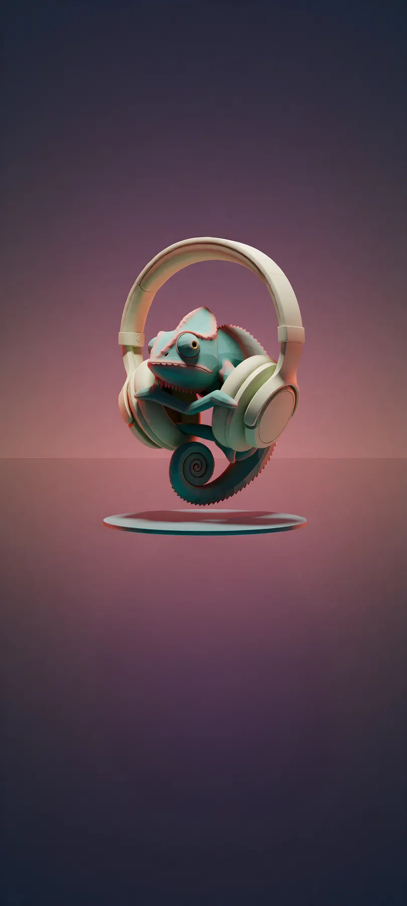 curled chameleon