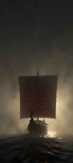 ancient ceremonial barge
