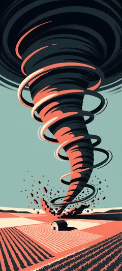 enormous tornado