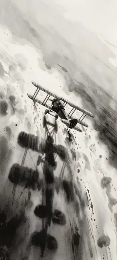 vintage biplane
