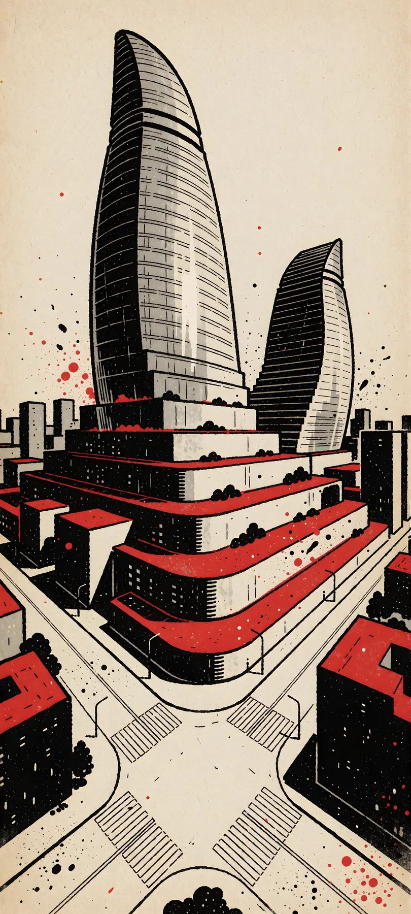 terraced skyscraper