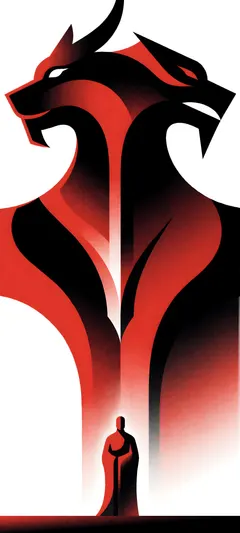 towering abstract guardian