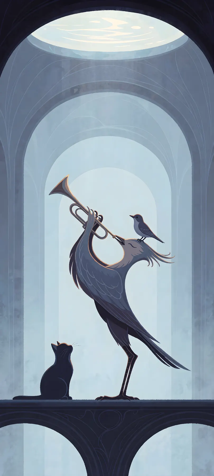 curved trumpet