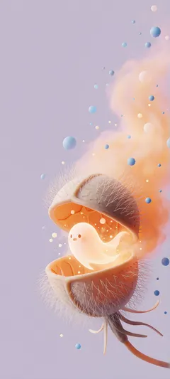 spirit beneath seedpod