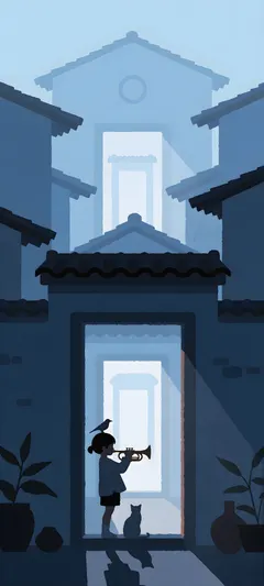 solitary child