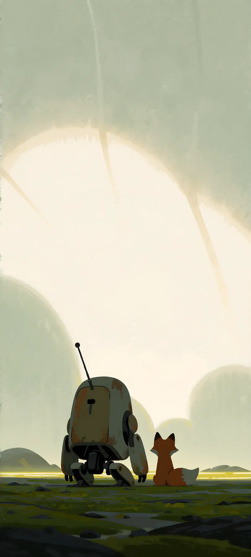 robot and fox