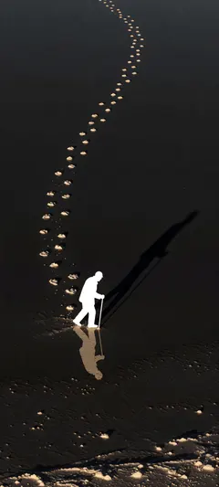elderly wanderer