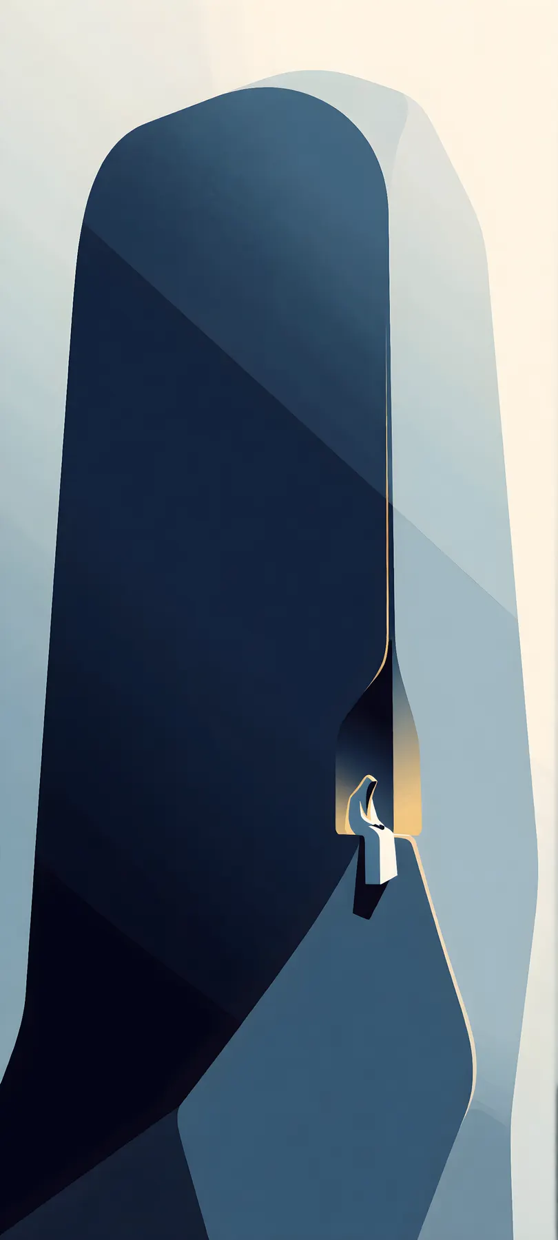 robed figure