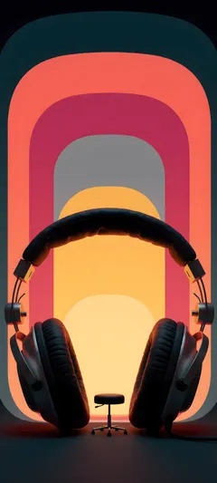 oversized studio headphones