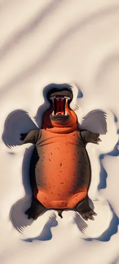 round hippopotamus