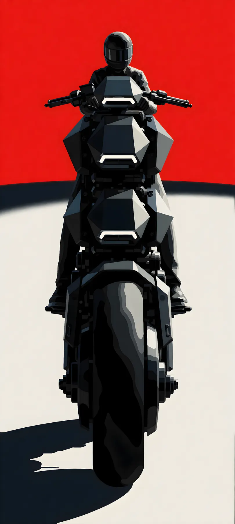 helmeted rider