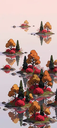 floating forest islands