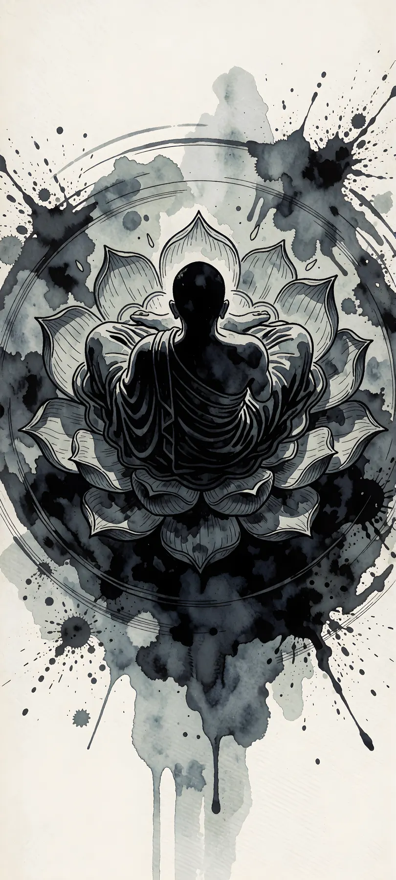 ascetic on lotus
