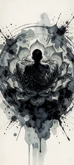 ascetic on lotus