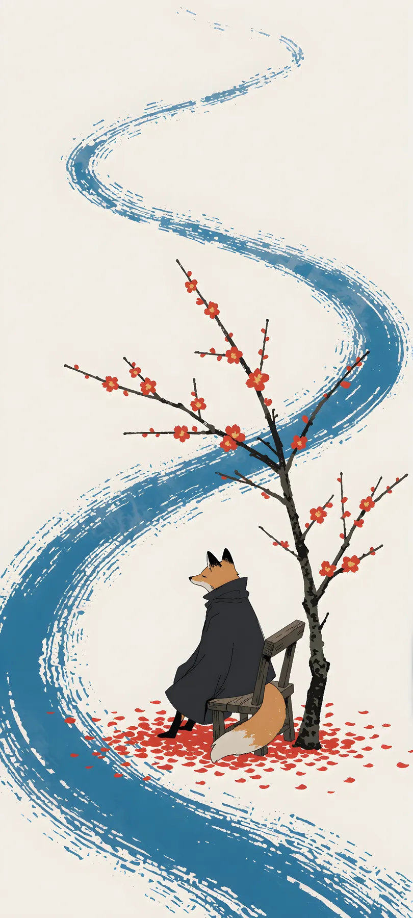 cloaked fox-like wanderer