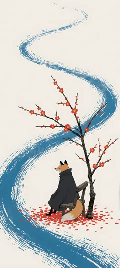 cloaked fox-like wanderer